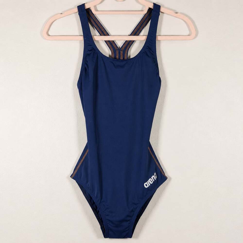Arena Women’s Size 30 Navy Blue Racerback One Piece Competition Swimsuit